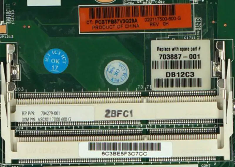 Základní deska HP 6570B 703887-001
