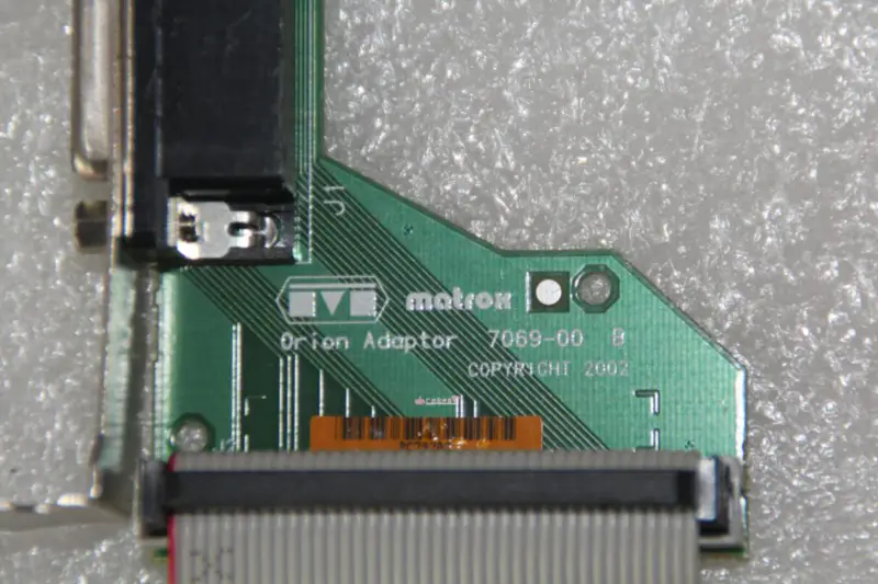 MATROX Capture card Dceřiná karta Připojovací karta Rozšiřující karta 7069-00 B ORION ADAPTOR