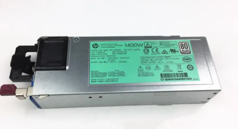 Zdroj napájení HP 1400W Flex Slot Platinum Plus Hot Plug 720620-B21 733427-001 754383-001 HSTNS-PF43