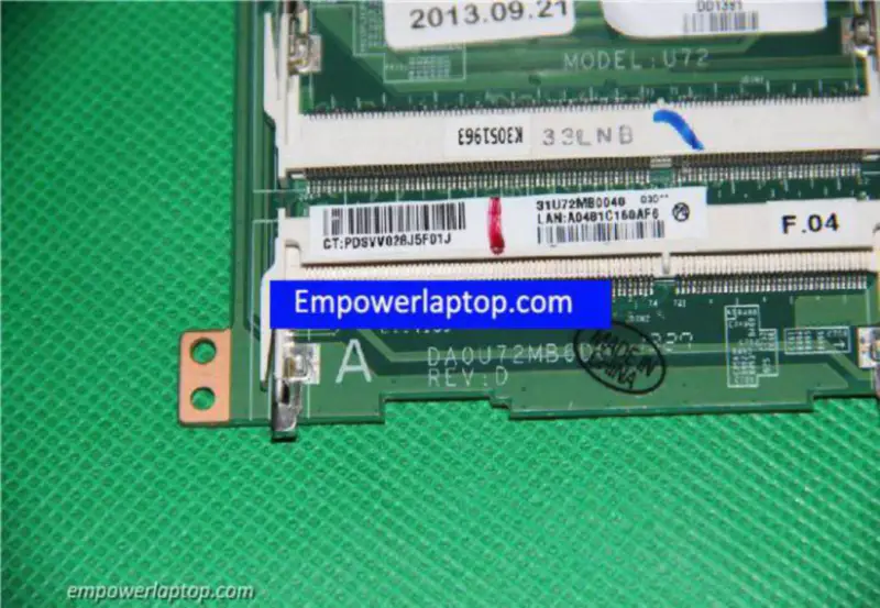 Základní deska HP 727202-501 DA0U72MB6D0 A8-5545M