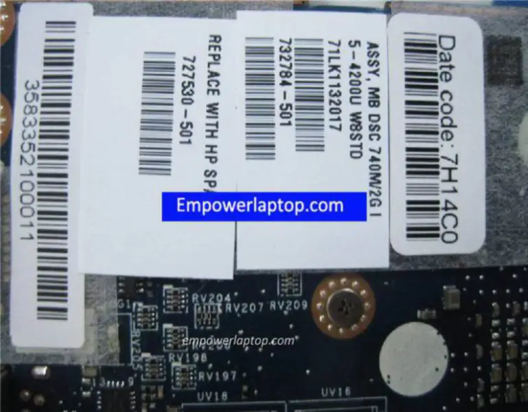 Základní deska HP Envy 14 727530-501 732784-501 GT740M VGU00 LA-9314P