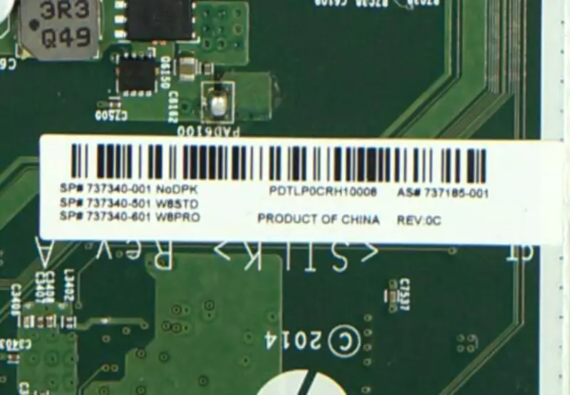 HP 737185-001 ProOne 400 G1 AIO 737340-001 737340-501 6050A2586501-A02 Základní deska