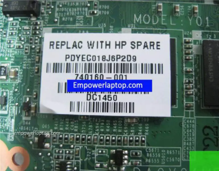 HP 740160-001 Chromebook 14-q 2955U procesor DA0Y01MBAC0 Základní deska