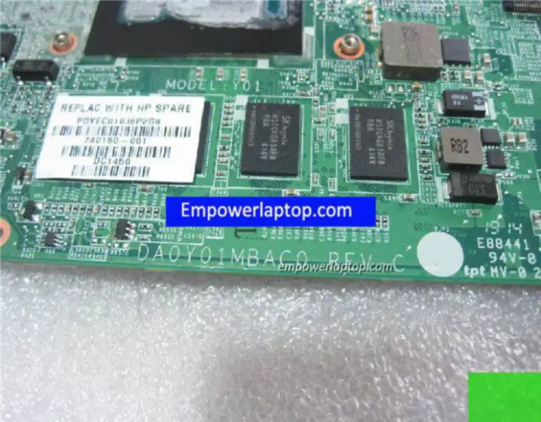 HP 740160-001 Chromebook 14-q 2955U procesor DA0Y01MBAC0 Základní deska