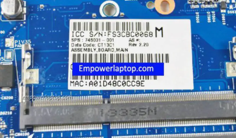 HP 248 340 G1 746031-001 746031-501 Základní deska