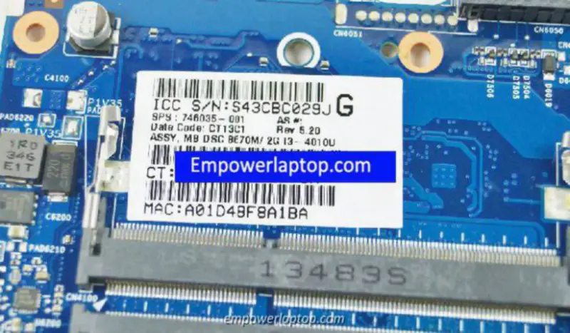 HP 248 340 G1 746035-001 746035-501 Základní deska