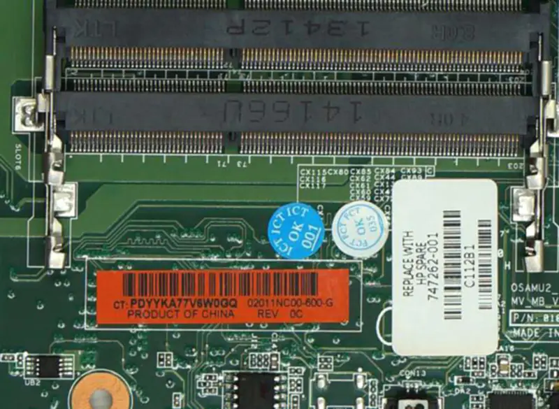 Základní deska HP Touchsmart 15-d 747262-501 747262-001