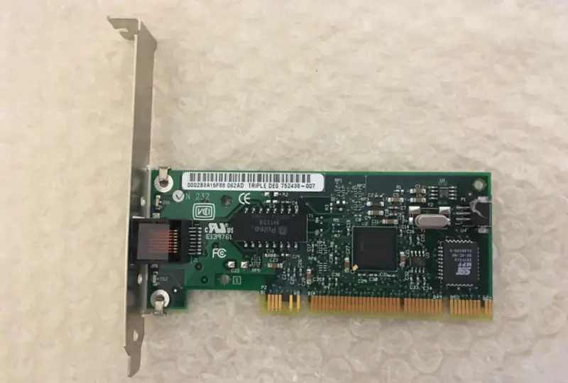 INTEL PRO/100S SERVER Ethernet ADAPTER TRIPLE DES 752438-007
