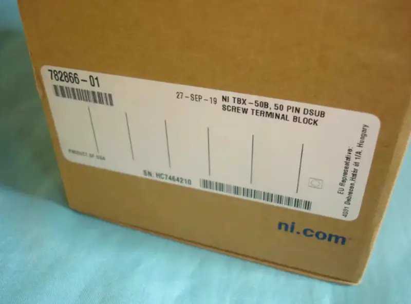 NI 782866-01 Svorkovnice TBX-50B