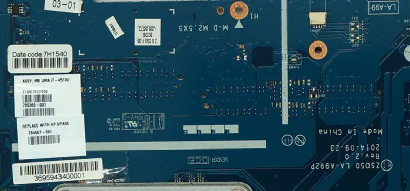 HP 15-R 784567-001 784567-501 784567-601 LA-A992P I7-4510U Základní deska pro notebooky