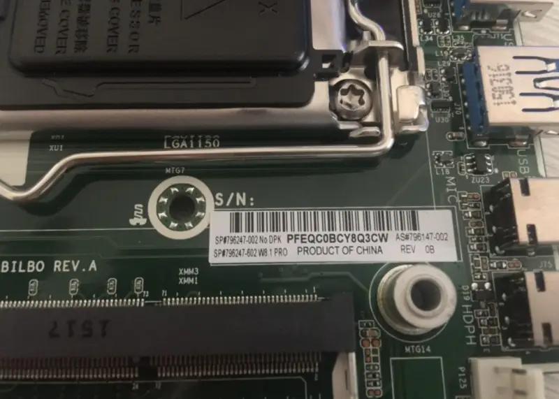 Základní deska HP ProDesk 400 G1 HS DM 796247-002 796147-002