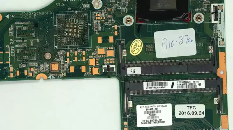 Základní deska HP Pavilion 17-G 809400-001 809400-501 809400-601 DA0X21MB6D0