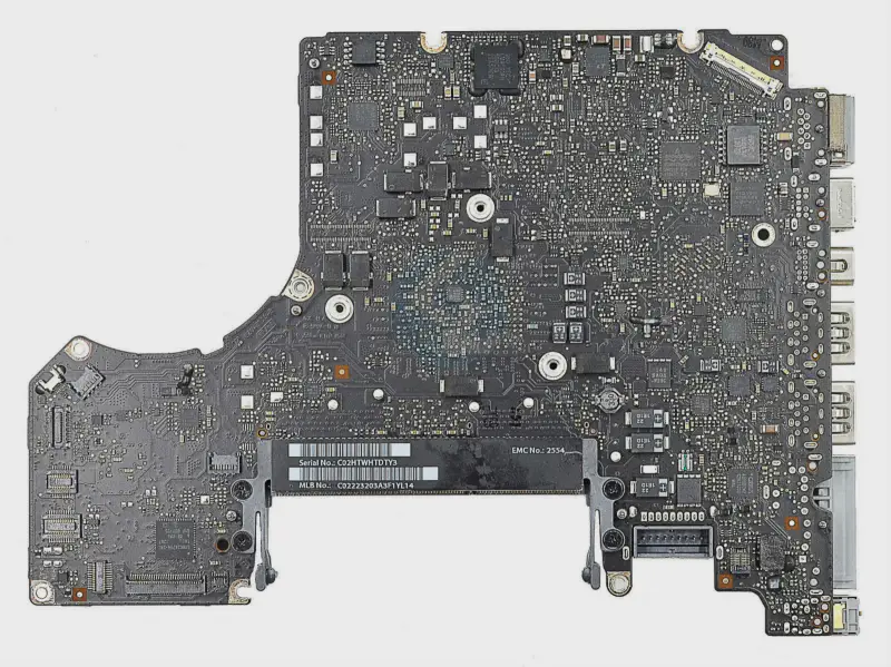 Macbook Pro A1278 820-3115-B MD101 MD102 Základní deska s procesorem i5-3210M(Rok 2012)
