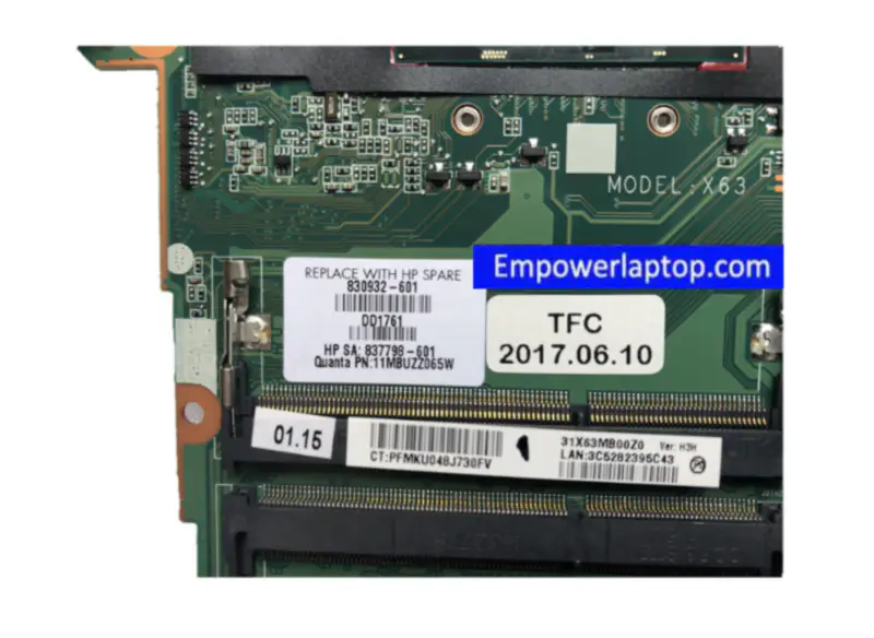 Základní deska pro notebooky HP PROBOOK 450 G3 470 G3 830932-001 830932-501 SR2EZ I7-6500U