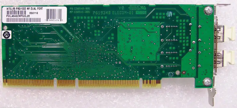 Intel PWLA8492MFG3L20 PRO/1000 MF PCI-X Dual Fibre Adapter