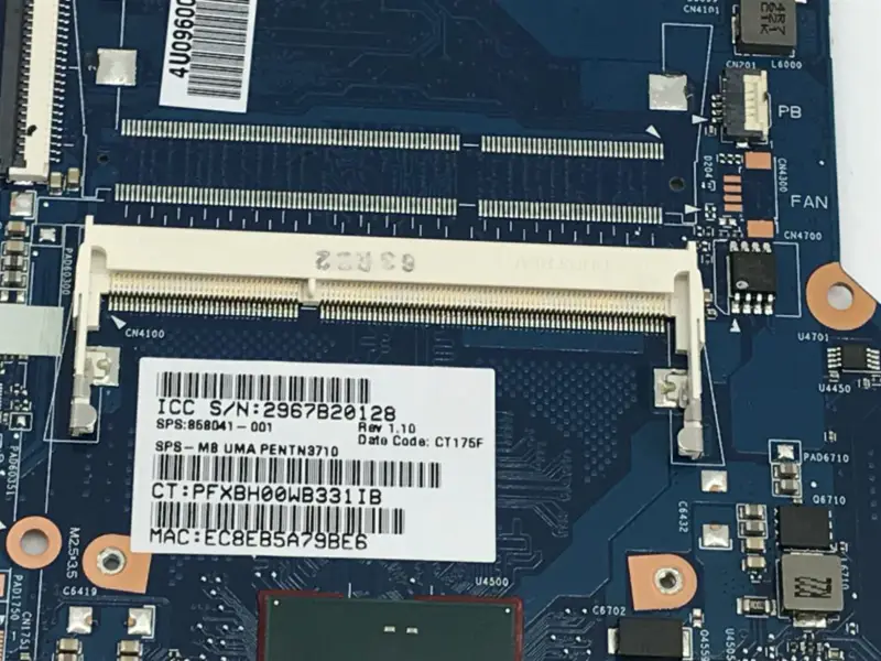 Základní deska HP 14-AM 14-AR 14-AQ 858041-601 858041-001 858041-501 6050A2823301