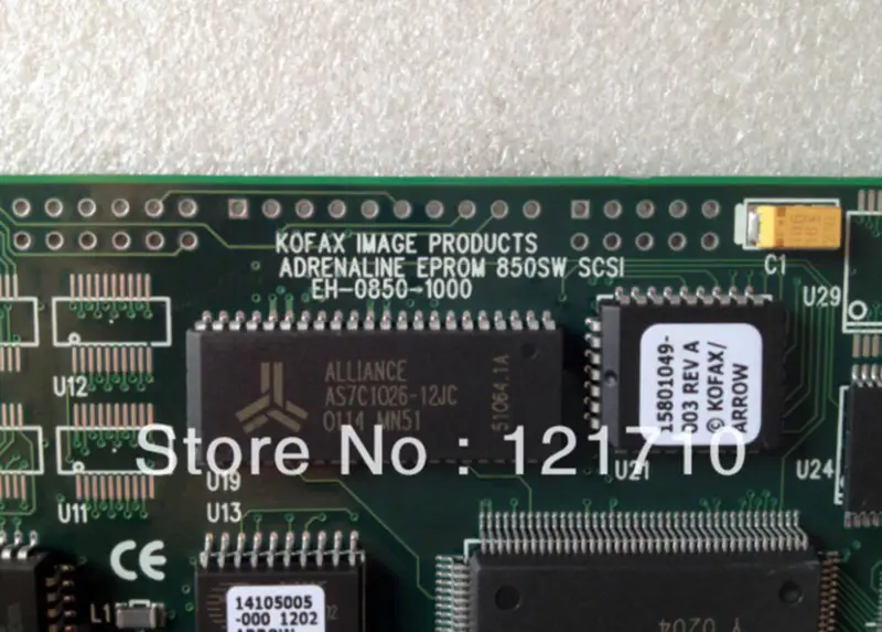 KOFAX ADRENALINE KOFAX ADRENALINE EPROM 850SW SCSI CARD EH-850-1000 13000204-002 REV A1 průmyslová základní deska