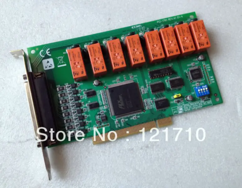 Advantech PCI-1761 REV.A1 01-4 DAQ deska 8kanálový reléový aktor a 8kanálový izolovaný digitální vstup průmyslová základní deska