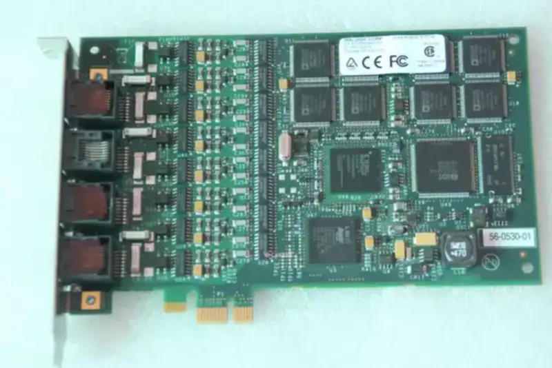 Dialogic Corp Voice Card 885E-DIVAA Diva Analog-8 PCIE průmyslová základní deska