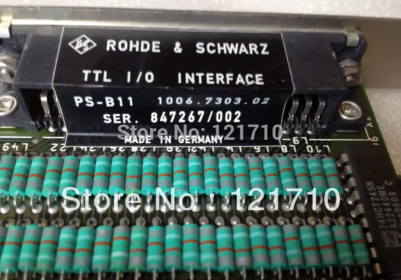 ROHDE SCHWARZ karta ROHDE SCHWARZ Schnittstelle TTL IO INTERFACE PS-B11 1006.7303.02 průmyslová základní deska