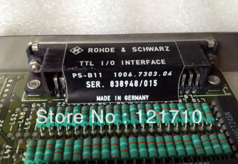 ROHDE SCHWARZ TTL IO INTERFACE ROHDE SCHWARZ TTL IO INTERFACE PS B11 1006.7303.04 průmyslová základní deska