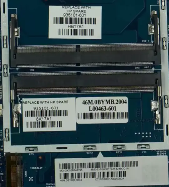 HP Envy x360 15 15-BQ Series 935101-601 935101-001 448.0BY10.0011 Základní deska pro notebooky