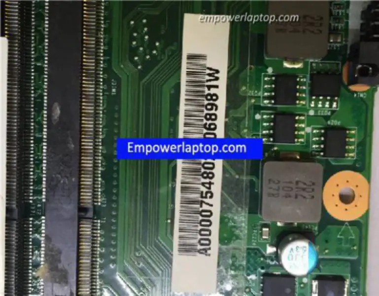 Toshiba A000075480 A000075380 L655 Základní deska