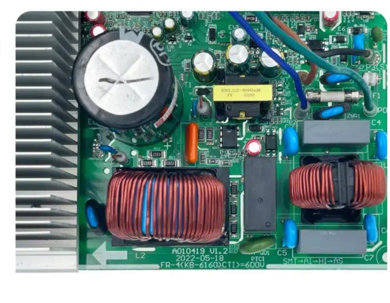 Řídicí deska venkovní jednotky klimatizace TCL s měničem FR-4(KB-6160)CTI=600V A010419