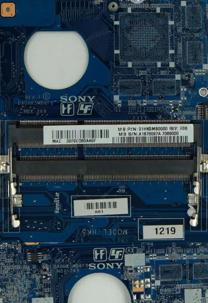 Sony Vaio SVE15 SVE1511RFXB A1876097A MBX-269 DA0HK5MB6F0 Základní deska