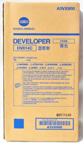 Konica Minolta DV-614C (A3VX900) azurová vývojka