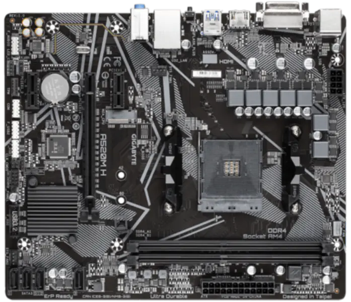 Gigabyte A520M H Základní deska M-ATX A520 DDR4 64G