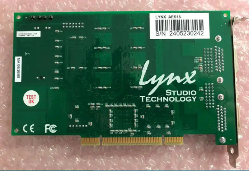 Lynx AES16 8kanálové AES/EBU PCI audio rozhraní A/D/A 192kHz /DAB/Streaming