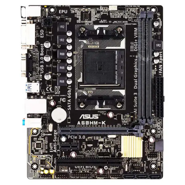 A68hm-e A68hm-k Adm Základní deska pro Asus Fm2 Fm2+ Základní deska