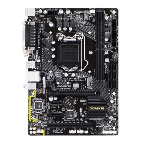 B250m-d3vx-s1 Malá základní deska pro Gigabyte Podporuje 6. 7. 8. 8100 Cpu