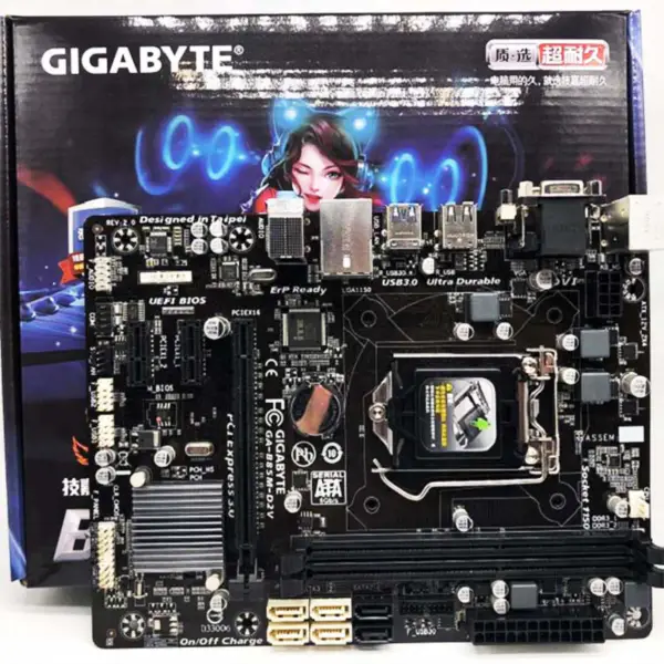 Pro Gigabyte Ga-b85m-d2v