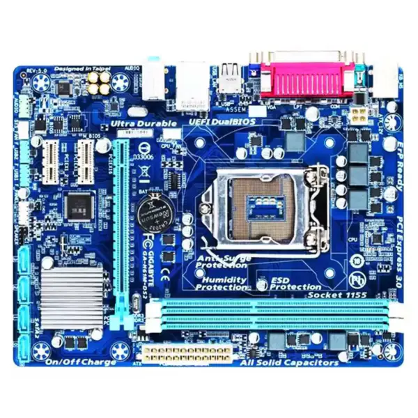 Základní deska pro základní desku Gigabyte H61m-ds2 Ddr3 1155