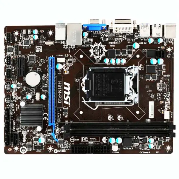 Pro Msi H81m-p33 1150 Ddr3