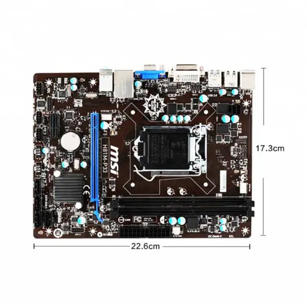 Pro Msi H81m-p33 1150 Ddr3