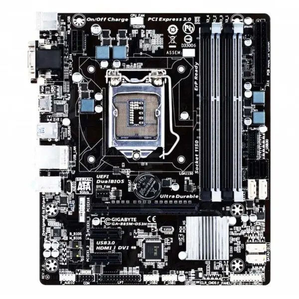 B85 Základní deska pro Gigabyte Ga-b85m-ds3h 1150 Pin Four Memory Hd