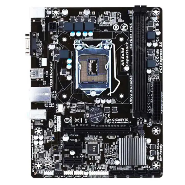 H61 Základní deska pro Gigabyte Ga-h61m-d1 Lga1155 Small Board