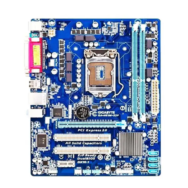 H61 Základní deska pro Gigabyte Ga-h61m-s2p s portem pro tisk