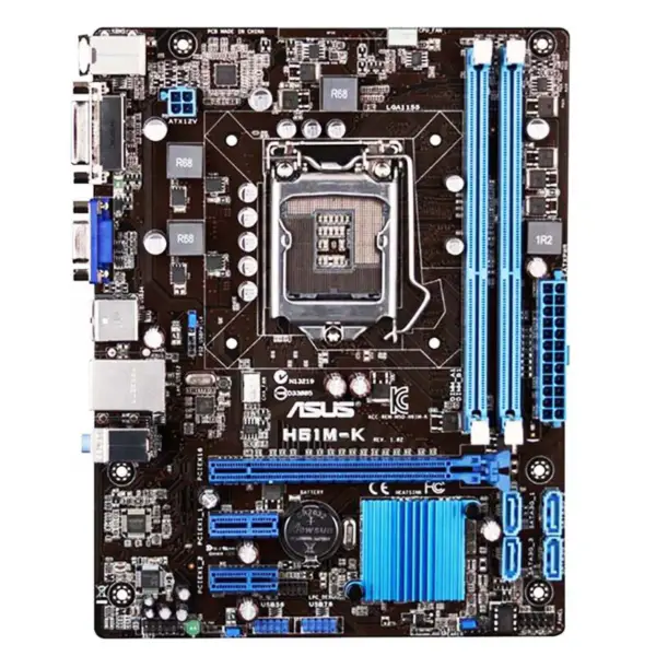 H61 Základní deska pro Asus H61m-k