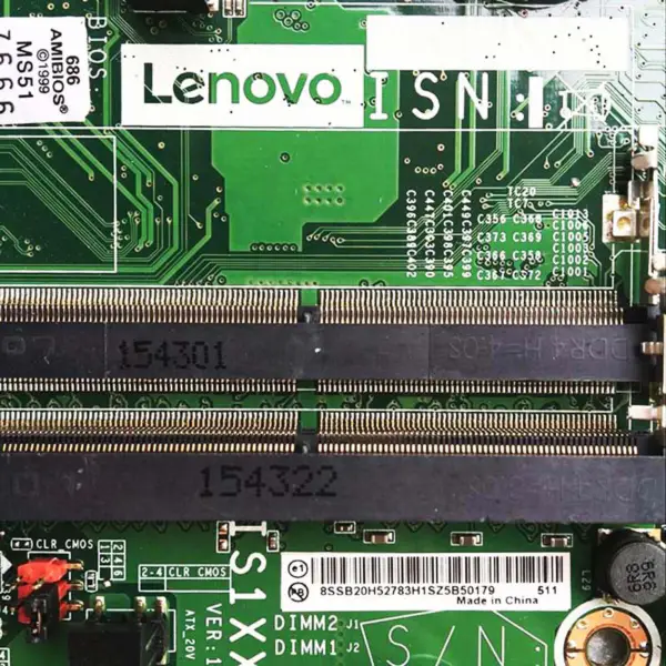 03t7423 Pro Thinkpad M900 Is1xx1h Q170 Základní deska 00xk259 00xg192