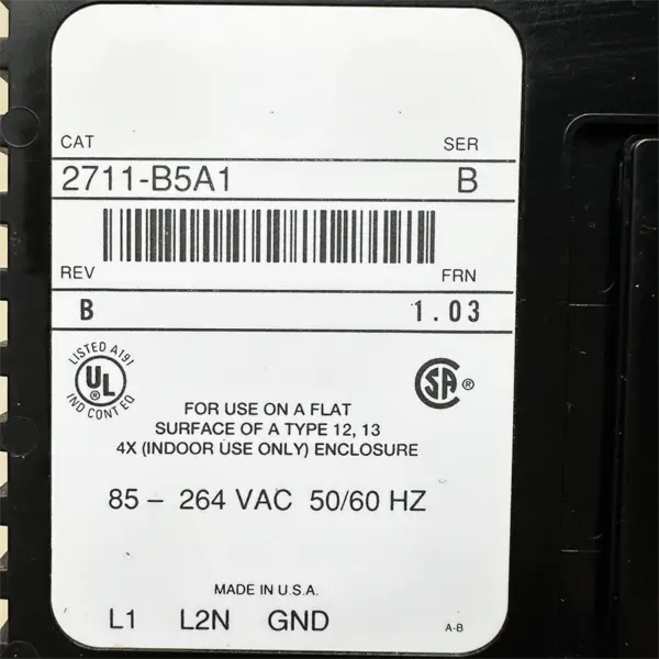 2711-b5a1 Pro dotykovou obrazovku Allen Bradley 2711b5a1