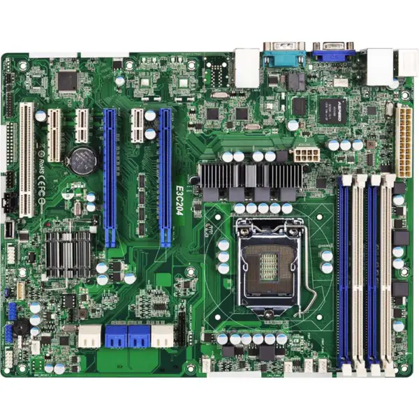 Asrock E3c204 Socket H2 Lga1155 Podpora E3-1200 V2
