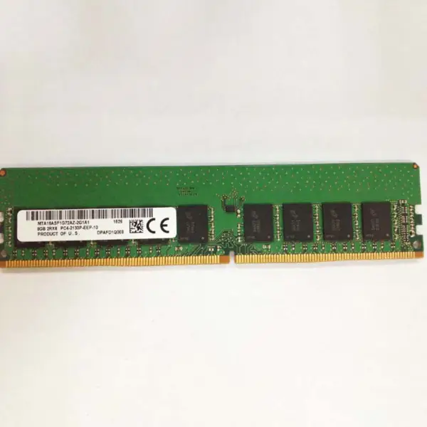 Mta18asf1g72az-2g1a1 Ram For Mt 8gb Ddr4 2133mhz Ecc Server Memory