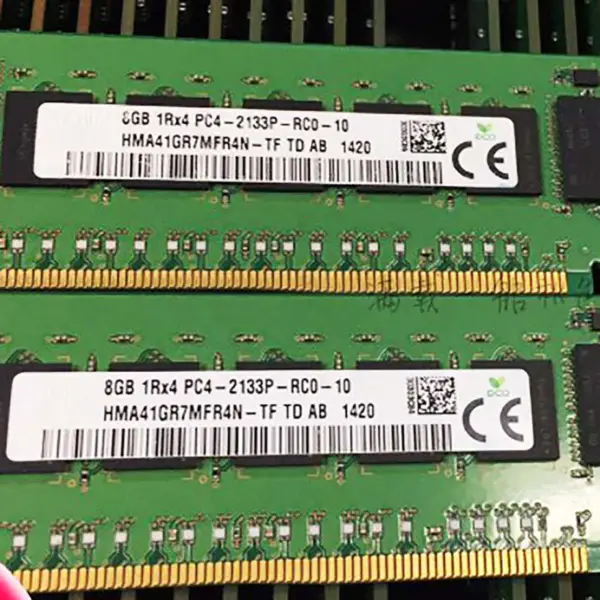 2ks Hma41gr7mfr4n-tf Ram pro Sk Hynix 8gb Ddr4 2133mhz Ecc Reg 1rx4 Pc4-2133p Serverová paměť