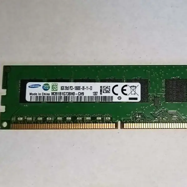 2ks M391b1g73bh0-ch9 Ram pro Samsung 8gb Ddr3 1333mhz Ecc 2rx8 Pc3-10600e Serverová paměť