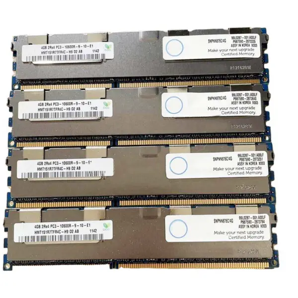 2ks Hmt151r7tfr4c-h9 Ram pro Sk Hynix 4gb Ddr3 1333mhz 2rx4 Pc3-10600r Paměti