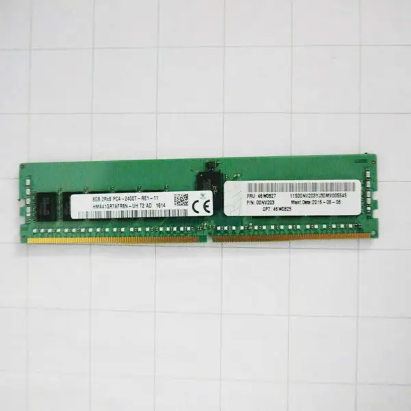 Pro Lenovo Ram 46w0827 46w0825 8gb 2rx8 Pc4-2400t Ddr4 2400 Reg Ecc Serverová paměť